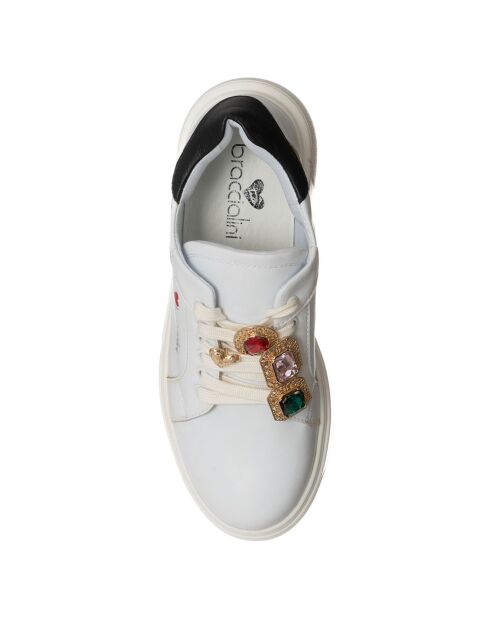 Baskets Camilla blanc/noir