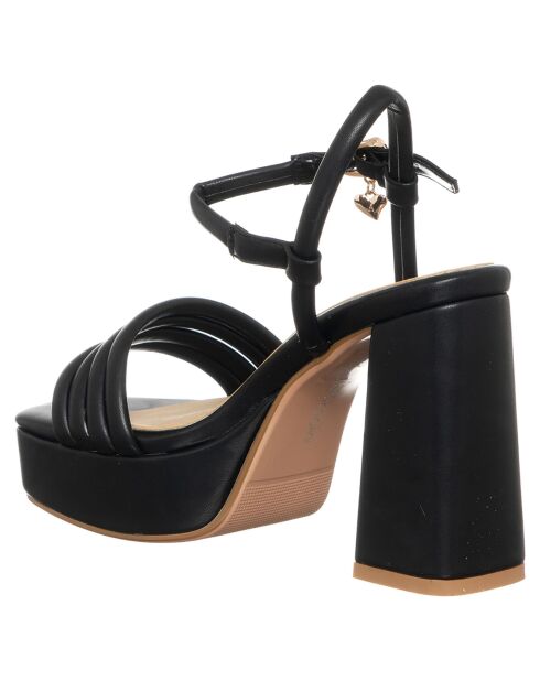 Sandales Gemma noires - Talon 11 cm