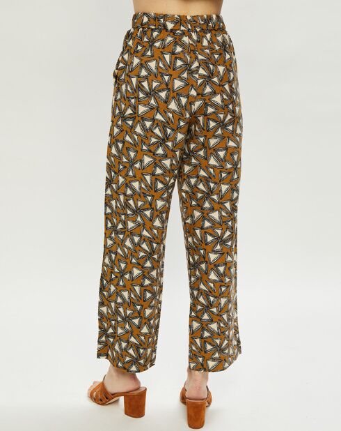 Pantalon 100% Lin Clark bergamote