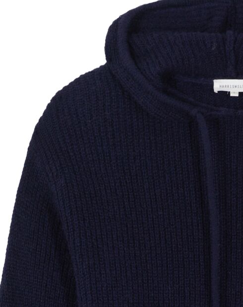 Pull en Laine & Mohair Florane marine