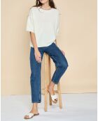 Pull en Laine & Alpaga Fauve écru