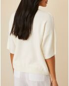 Pull en Laine & Alpaga Fauve écru