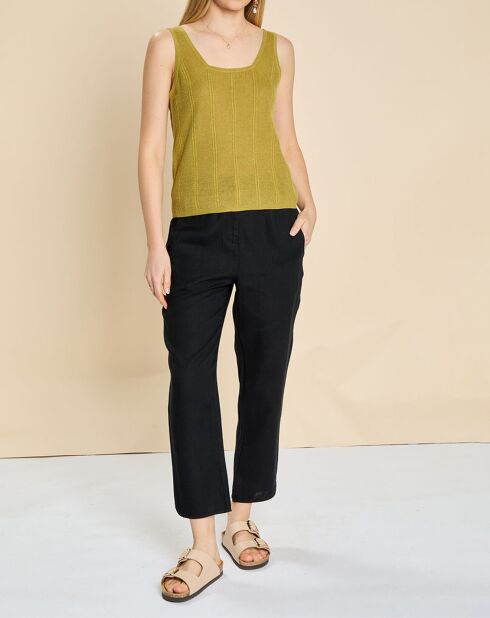 Top en Lin & Coton Filipo tilleul