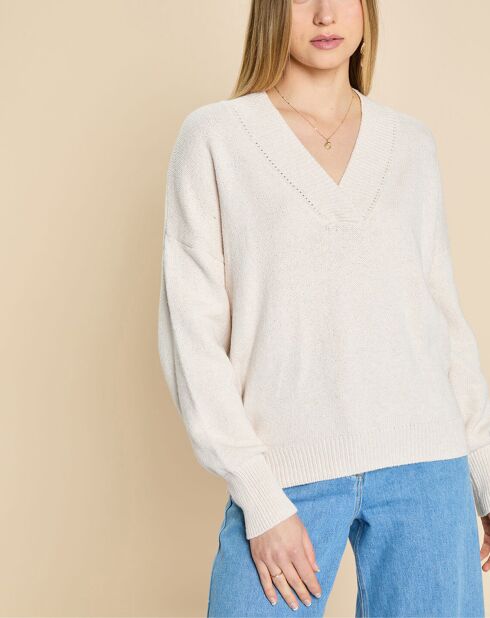 Pull Freddy écru