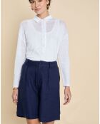 T-Shirt 100% Lin Idanelle blanc