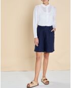 T-Shirt 100% Lin Idanelle blanc