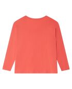 T-Shirt en Coton & Lin Iann fraise