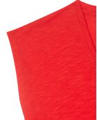 T-Shirt Iris vermillon