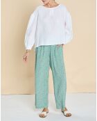 Blouse 100% Lin Eliona blanche