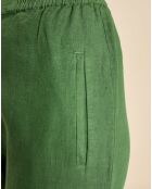 Pantalon 100% Lin Elias pin