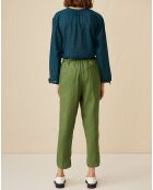 Pantalon 100% Lin Elias pin