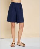 Short 100% Lin Eloic marine
