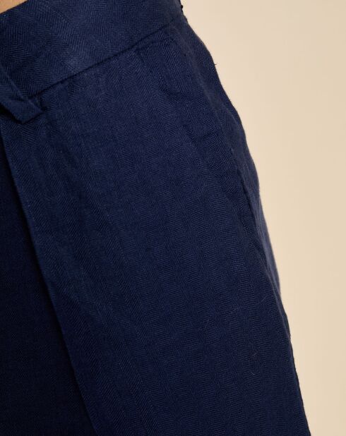 Short 100% Lin Eloic marine