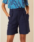 Short 100% Lin Eloic marine