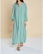 Robe Estella imprimée cachemire multicolore