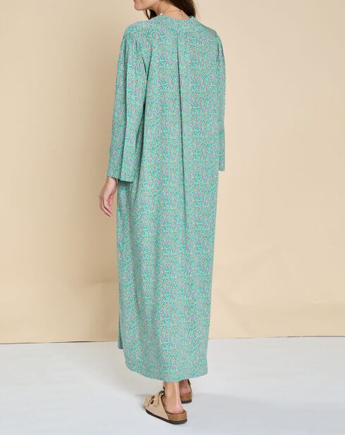 Robe Estella imprimée cachemire multicolore