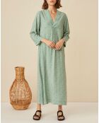 Robe Estella imprimée cachemire multicolore