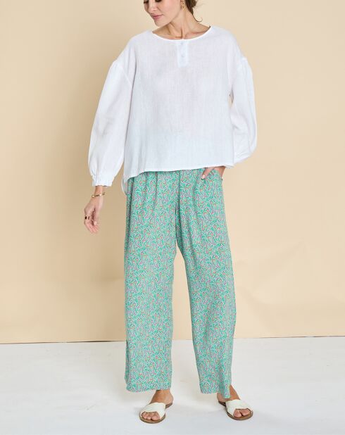 Pantalon Esteban imprimée cachemire multicolore