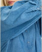 Blouse en Lin & Coton Eymeline denim
