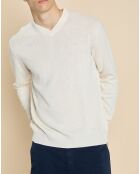 Pull en Lin & Coton Greg écru