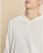 Pull en Lin & Coton Greg écru