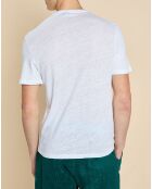 T-Shirt 100% Lin Humbert blanc