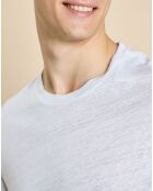 T-Shirt 100% Lin Humbert blanc