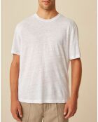 T-Shirt 100% Lin Humbert blanc