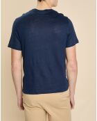 T-Shirt 100% Lin Humbert marine