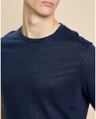 T-Shirt 100% Lin Humbert marine
