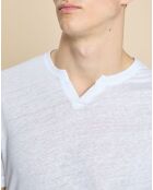 T-Shirt 100% Lin Humphrey blanc