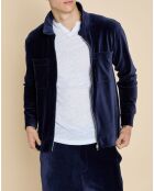 Veste en Velours Hilaire marine