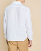 Chemise 100% Lin Danish blanche