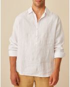 Chemise 100% Lin Danish blanche