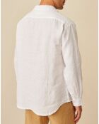 Chemise 100% Lin Danish blanche