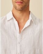 Chemise 100% Lin Danish blanche