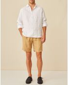 Chemise 100% Lin Danish blanche