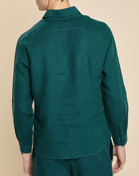 Chemise 100% Lin Danish fougère