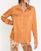 Chemise satinée Must cannelle