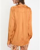Chemise satinée Must cannelle