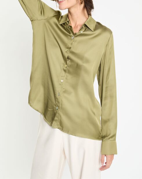 Chemise satinée Must gazon