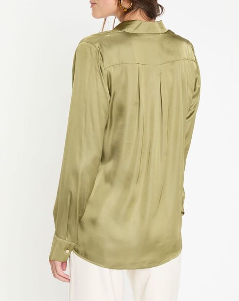 Chemise satinée Must gazon