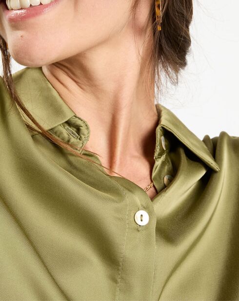Chemise satinée Must gazon