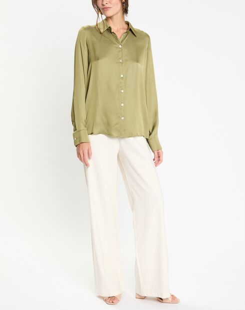 Chemise satinée Must gazon
