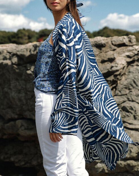 Kimono Jane bleu