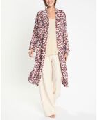 Kimono Jessy bordeaux/multicolore