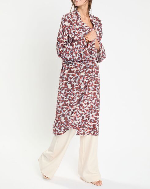 Kimono Jessy bordeaux/multicolore