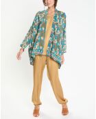Pantalon satiné Ness doré