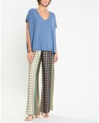 Pantalon Coleen patch multicolore