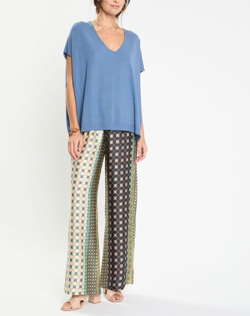 Pantalon Coleen patch multicolore